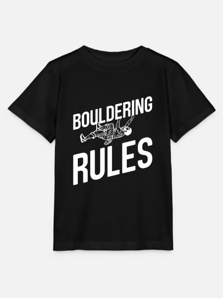 Bouldern - Stanley/Stella Kinder T-Shirt MINI CREATOR  - Schwarz