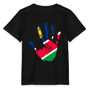 Namibia - Stanley/Stella Kinder T-Shirt MINI CREATOR  - Schwarz - Vorne - Mikhail (115cm)