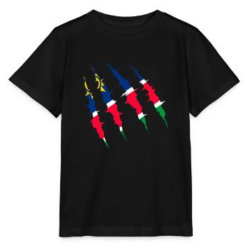 Namibia - Stanley/Stella Kinder T-Shirt MINI CREATOR  - Schwarz - Vorne - Mikhail (115cm)