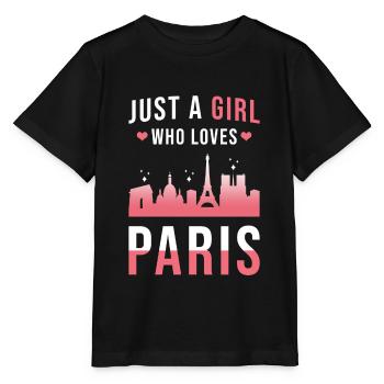 Paris - T-shirt bio MINI CREATOR Stanley/Stella Enfant - noir - Devant - Mikhail (115cm)