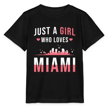 Miami - Stanley/Stella Kinder T-Shirt MINI CREATOR  - Schwarz - Vorne - Mikhail (115cm)