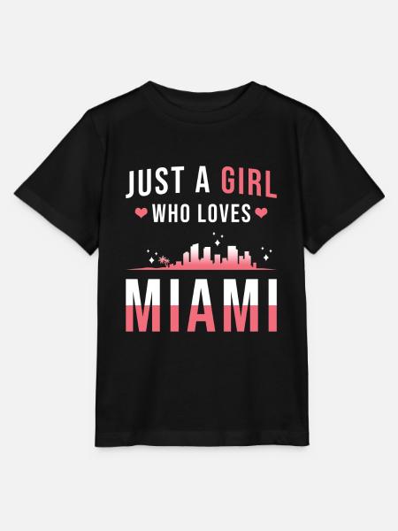 Miami - Stanley/Stella Kinder T-Shirt MINI CREATOR - Schwarz