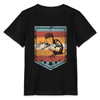 Welding - Stanley/Stella MINI CREATOR Kids’ T-Shirt - black - Front - Mikhail (115cm)