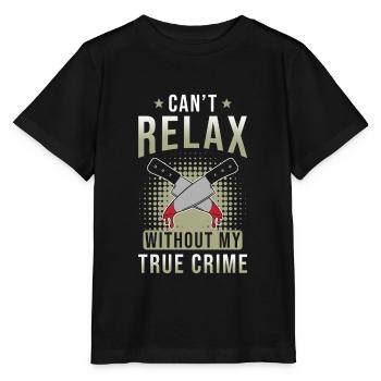 True Crime - Stanley/Stella MINI CREATOR Kids’ T-Shirt - black - Front - Mikhail (115cm)