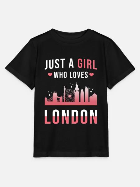 London - Stanley/Stella T-shirt MINI CREATOR til børn - sort