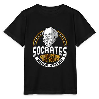 Socrates Meme for a Philosopher - Stanley/Stella MINI CREATOR Kids’ T-Shirt - black - Front - Mikhail (115cm)