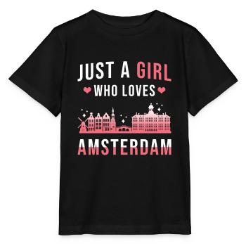 Amsterdam - Stanley/Stella Kinder T-Shirt MINI CREATOR  - Schwarz - Vorne - Mikhail (115cm)