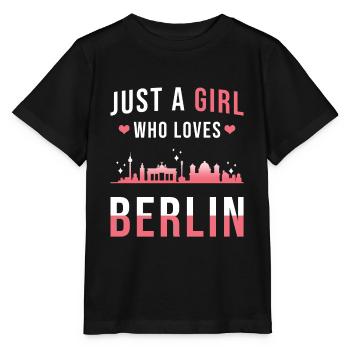 Berlin - T-shirt bio MINI CREATOR Stanley/Stella Enfant - noir - Devant - Mikhail (115cm)