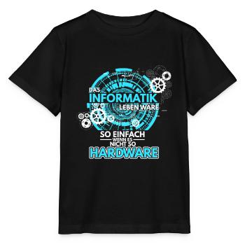 Informatik Programmierer Informatiker Hardware Sof - Stanley/Stella Kinder T-Shirt MINI CREATOR  - Schwarz - Vorne - Mikhail (115cm)
