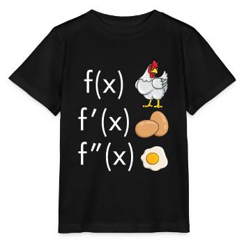 Mathematiker Integral Mathe Spruch Ableitung leich - Stanley/Stella Kinder T-Shirt MINI CREATOR  - Schwarz - Vorne - Mikhail (115cm)