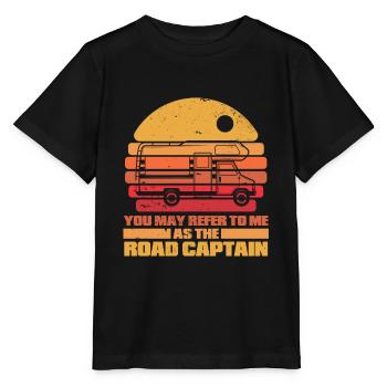 Caravan Motorhome Caravan Camper - Stanley/Stella MINI CREATOR Kids’ T-Shirt - black - Front - Mikhail (115cm)