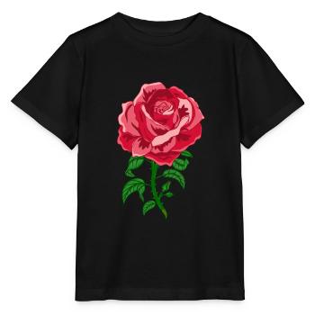 Rose Roses Rose Garden Jardinier - T-shirt bio MINI CREATOR Stanley/Stella Enfant - noir - Devant - Mikhail (115cm)