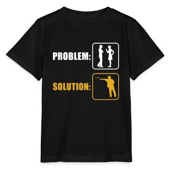 Dard - T-shirt bio MINI CREATOR Stanley/Stella Enfant - noir - Devant - Mikhail (115cm)