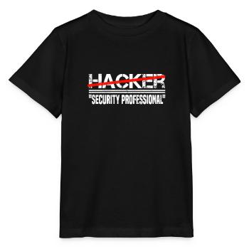 IT Cyber Security Expert Nerd Hacking - Stanley/Stella MINI CREATOR Kids’ T-Shirt - black - Front - Mikhail (115cm)