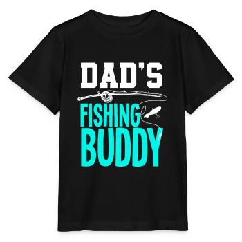 Drôle de pêcheur Pêcheur Fils Père Pêcheur Cadeau - T-shirt bio MINI CREATOR Stanley/Stella Enfant - noir - Devant - Mikhail (115cm)