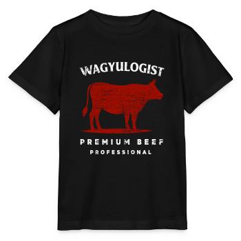 Grill GrillIng Wagyu Meat - Stanley/Stella MINI CREATOR Kids’ T-Shirt - black - Front - Mikhail (115cm)
