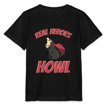 Wolf - Stanley/Stella MINI CREATOR Kids’ T-Shirt - black - Front - Mikhail (115cm)