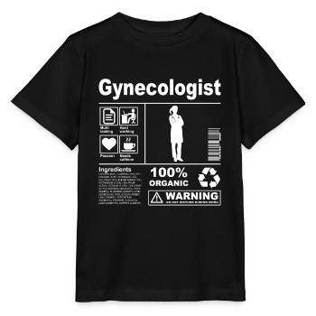 Description du produit gynécologue - T-shirt bio MINI CREATOR Stanley/Stella Enfant - noir - Devant - Mikhail (115cm)