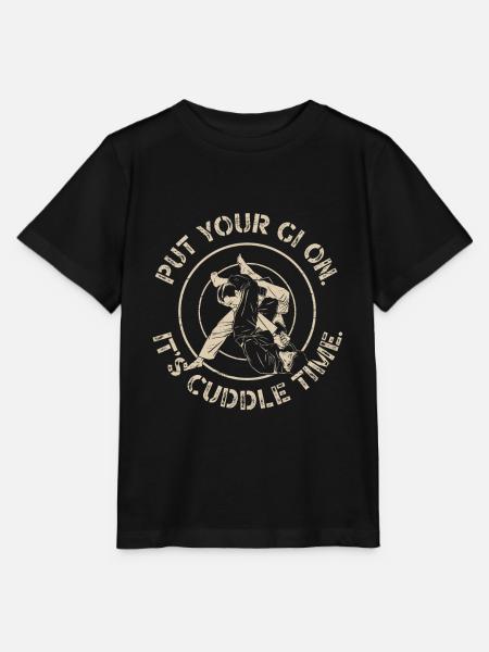 BJJ Braziliaanse Jiu Jitsu Jiu Jitsu Vechter - T-shirt MINI CREATOR barn från Stanley/Stella - svart