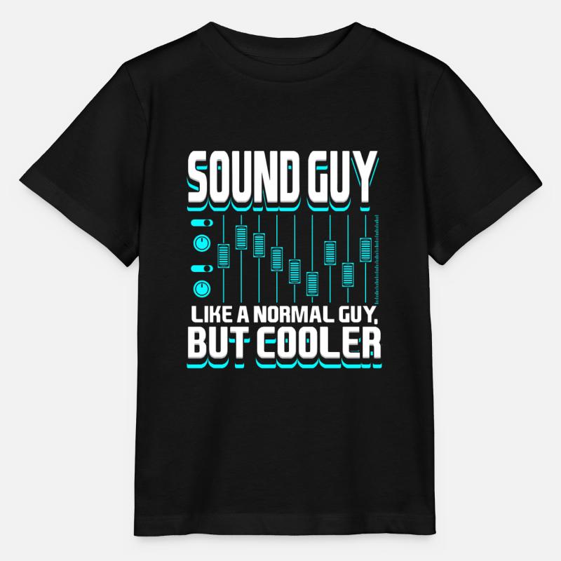 Sound Guy Like A Normal Guy But Coole Tontechniker - Stanley/Stella Kinder T-Shirt MINI CREATOR  - Schwarz