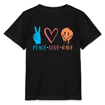 Rave - Stanley/Stella Kinder T-Shirt MINI CREATOR  - Schwarz - Vorne - Mikhail (115cm)