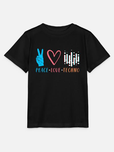 Techno - Stanley/Stella Kinder T-Shirt MINI CREATOR - Schwarz