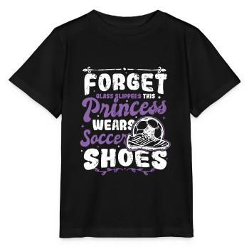 Princess Wears Fußballschuhe für Damen - Stanley/Stella Kinder T-Shirt MINI CREATOR  - Schwarz - Vorne - Mikhail (115cm)
