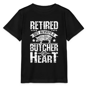Retired Butcher - Stanley/Stella Kinder T-Shirt MINI CREATOR  - Schwarz - Vorne - Mikhail (115cm)