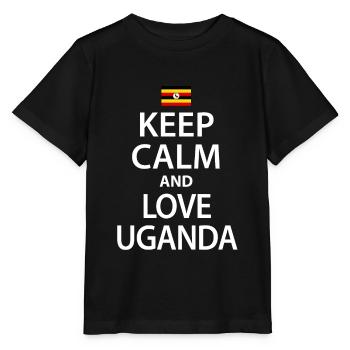 Uganda - Stanley/Stella MINI CREATOR Kids’ T-Shirt - black - Front - Mikhail (115cm)