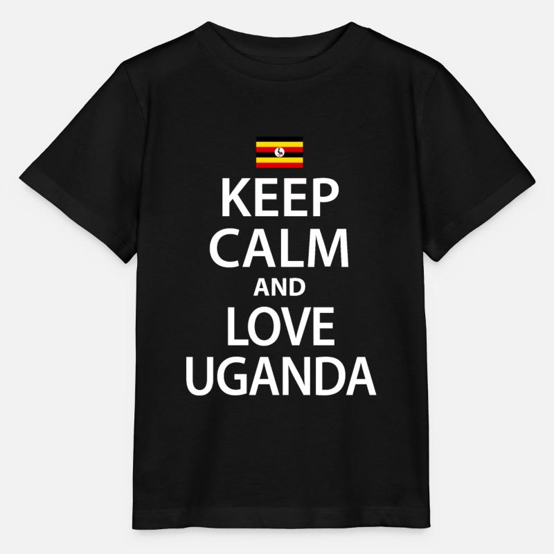 Ouganda - T-shirt bio MINI CREATOR Stanley/Stella Enfant - noir