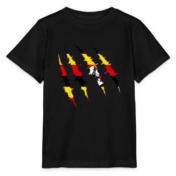 Uganda - Stanley/Stella MINI CREATOR Kids’ T-Shirt - black - Front - Mikhail (115cm)