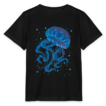 Qualle - Stanley/Stella Kinder T-Shirt MINI CREATOR  - Schwarz - Vorne - Mikhail (115cm)