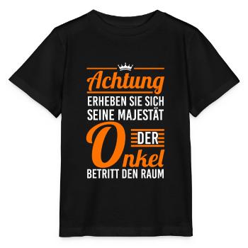 Ihre Majestät der Onkel - Stanley/Stella Kinder T-Shirt MINI CREATOR  - Schwarz - Vorne - Mikhail (115cm)