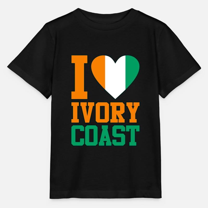 Côte d’Ivoire - T-shirt bio MINI CREATOR Stanley/Stella Enfant - noir
