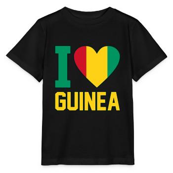 Guinea - Stanley/Stella Kinder T-Shirt MINI CREATOR  - Schwarz - Vorne - Mikhail (115cm)
