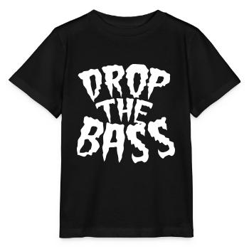 Laissez tomber la musique Bass Drum and Bass DJ - T-shirt bio MINI CREATOR Stanley/Stella Enfant - noir - Devant - Mikhail (115cm)