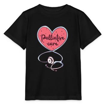 Soins palliatifs Consultant en soins infirmiers Cœur - T-shirt bio MINI CREATOR Stanley/Stella Enfant - noir - Devant - Mikhail (115cm)