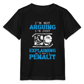Eishockey - Stanley/Stella Kinder T-Shirt MINI CREATOR  - Schwarz - Vorne - Mikhail (115cm)