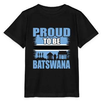 Botswana - Stanley/Stella Kinder T-Shirt MINI CREATOR  - Schwarz - Vorne - Mikhail (115cm)