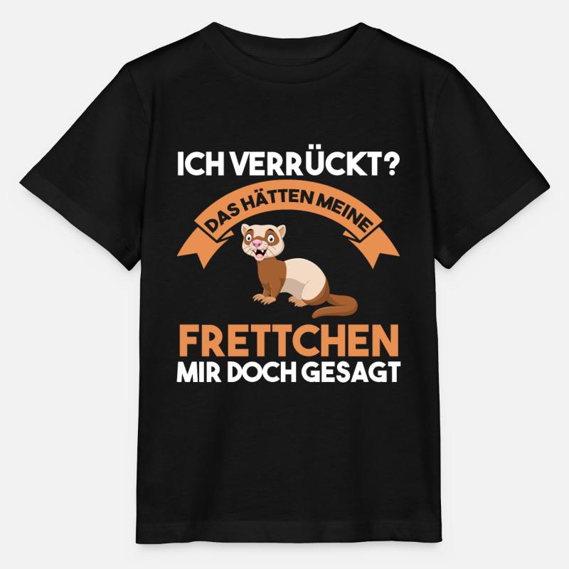 Frettchen - Stanley/Stella Kinder T-Shirt MINI CREATOR - Schwarz