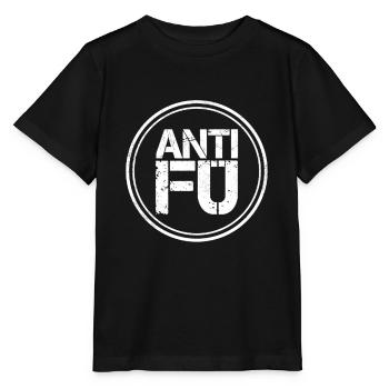 Nürnberg Anti FÜ Ultras - Stanley/Stella Kinder T-Shirt MINI CREATOR  - Schwarz - Vorne - Mikhail (115cm)