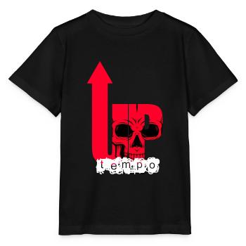Speedcore 240 BPM Techno Rave Uptempo Gabber - T-shirt bio MINI CREATOR Stanley/Stella Enfant - noir - Devant - Mikhail (115cm)