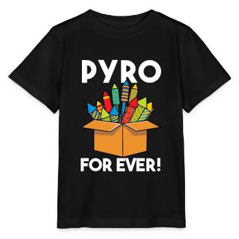 Pyro For Ever Fireworks - Stanley/Stella MINI CREATOR Kids’ T-Shirt - black - Front - Mikhail (115cm)