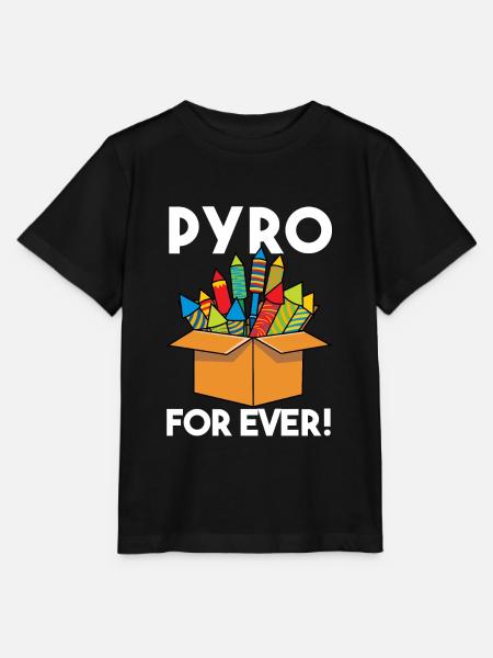 Pyro For Ever Fireworks - Stanley/Stella Kinder T-Shirt MINI CREATOR  - Schwarz