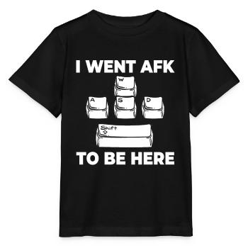 WASD Gaming Tastatur Gamer Spieler - Stanley/Stella Kinder T-Shirt MINI CREATOR  - Schwarz - Vorne - Mikhail (115cm)