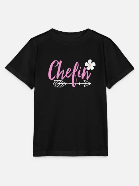 Chefin - Stanley/Stella Kinder T-Shirt MINI CREATOR  - Schwarz