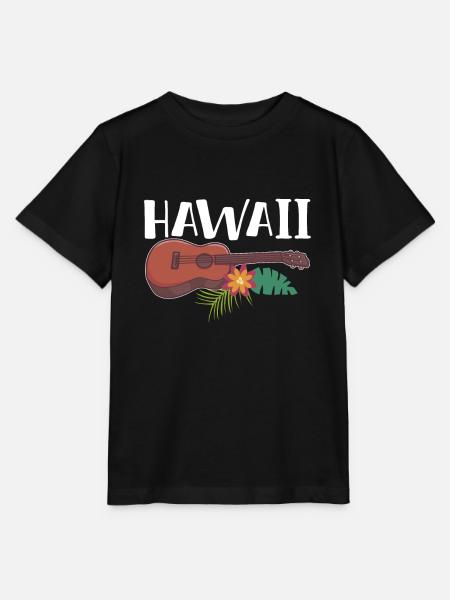 Hawaii Geschenk Ukulele - Stanley/Stella Kinder T-Shirt MINI CREATOR - Schwarz