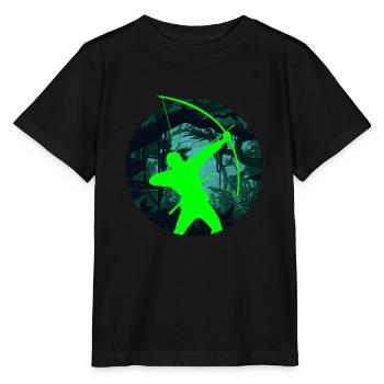 Drôle de cadeau archer archer - T-shirt bio MINI CREATOR Stanley/Stella Enfant - noir - Devant - Mikhail (115cm)