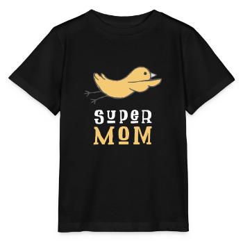 Super Maman - T-shirt bio MINI CREATOR Stanley/Stella Enfant - noir - Devant - Mikhail (115cm)