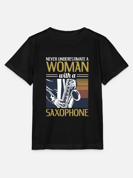 Baritonsaxophon-Angebot für Ihre Saxophon-Frau - Stanley/Stella Kinder T-Shirt MINI CREATOR - Schwarz
